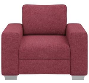 Sofa czerwone wino 100 x 77 x 82 cm tkanina