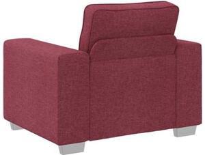 Sofa czerwone wino 100 x 77 x 82 cm tkanina