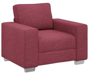 Sofa czerwone wino 100 x 77 x 82 cm tkanina