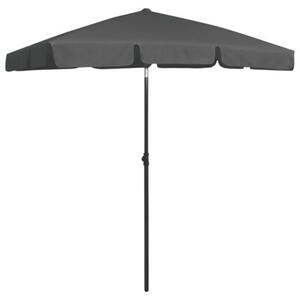 Parasol plażowy, antracytowy, 180x120 cm