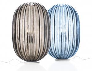 Foscarini - Plass Medium Lampa Stołowa ze Ściemniaczem Jasnoniebieska