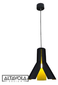 | SPRAWDŹ RABAT W KOSZYKU ! Lampa wisząca Origami Design No.1 LA045/P_black-yellow ALTAVOLA DESIGN LA045/P_black-yellow