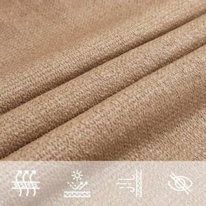 Żagiel przeciwsłoneczny, 160 g/m², kolor taupe, 4x5x6,8 m, hdpe