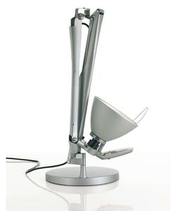 Luceplan - Fortebraccio Lampa Stołowa z 2 Ramionami Zwykła Podstawa Wyłącznik Metal Lucep