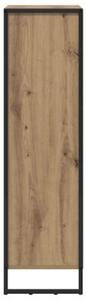 Szafka na książki dąb rzemieślniczy 99,5 x 30 x 108,5 cm