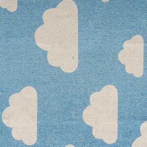 Dywan do pokoju dziecięcego motyw chmur 60 x 90 cm niebieski Gwalijar Beliani