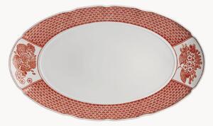 Owalny półmisek z porcelany Coralina Rim