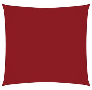 Żagiel ogrodowy, tkanina oxford, kwadrat, 2x2 m, czerwony