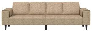 Nowoczesna sofa do salonu w kolorze jasnoszarym - elegancja i komfort dla 4 osÃ³b