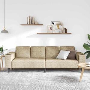 Nowoczesna sofa do salonu w kolorze jasnoszarym - elegancja i komfort dla 4 osÃ³b