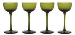 Ferm LIVING - Host Liqueur Glasses Set of 4 Moss Green ferm LIVING