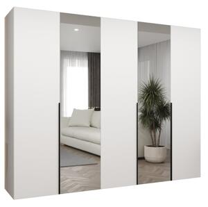 Szafa uchylna otwierana Alicante 2 250 wys. 202 cm biaÅy + u. czarny
