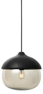 Mater - Terho Lampa Wisząca Large Black/Smoked Transparent Glass