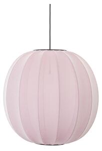 Made By Hand - Knit-Wit 60 Round Lampa Wisząca Light Pink