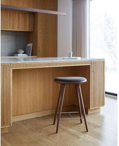 Mater - High Stool H69 Brown Stained Beech Mater