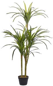 Dekoracyjna sztuczna roślina doniczkowa zielona wysoka 147 cm Dracaena Anita Beliani