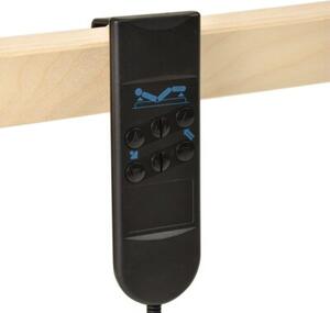 Elektryczny stelaż do łóżka z 28 listwami, 7 stref, 90 x 200 cm