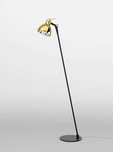 Rotaliana - Luxy Glam F0 Lampa Podłogowa Black/Gold Semi Transparent