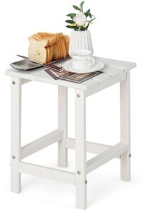 Mały kwadratowy stolik ogrodowy 36 cm biały