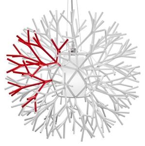 SPRAWDŻ NASZĄ OFERTĘ !! SPRAWDŻ NASZĄ OFERTĘ !! Lampa wisząca CORAL REEF biało-czerwona ST-7101-1M Step Into Design ST-7101-1M
