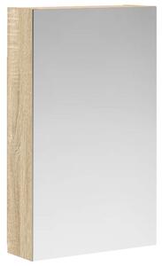 Szafka z lustrem do łazienki dąb sonoma 30 x 10,5 x 50 cm