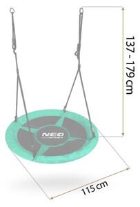 Huśtawka bocianie gniazdo Neo-Sport Swingo 110 cm
