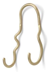 Ferm LIVING - Curvature Double Hook Brass ferm LIVING