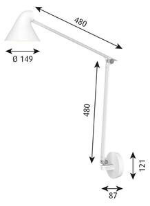 Louis Poulsen - NJP Box LED Lampa Ścienna 2700K HW Long White Louis Poulsen