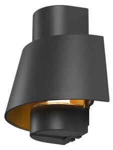 SLV - Photoni Ścienna Lampa Ogrodowa Conical Black SLV