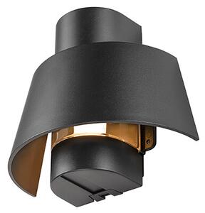 SLV - Photoni Ścienna Lampa Ogrodowa Conical Black