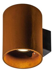 SLV - Rusty® Up/Down Round Zewnętrzna Lampa Ścienna 3000/4000K Rust