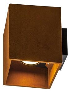 SLV - Rusty® Up/Down Square Zewnętrzna Lampa Ścienna 3000/4000K Rust