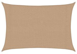 Żagiel przeciwsłoneczny, 160 g/m², kolor taupe, 3x4,5 m, hdpe