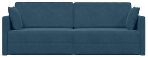 Sofa podÅogowa z funkcjÄ spania niebieski 213 x 70 x 77 cm
