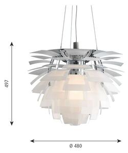 PH Artichoke Lampa Wisząca Ø480 LED-Bluetooth (DTW) White - Louis Poulsen