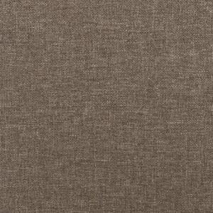 Ławka, taupe, 70x35x41 cm, tapicerowana tkaniną