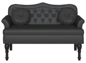 Ławka chesterfield z ekoskóry - elegancka i funkcjonalna