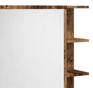 Szafka z lustrem, stare drewno, 62,5x20,5x64 cm