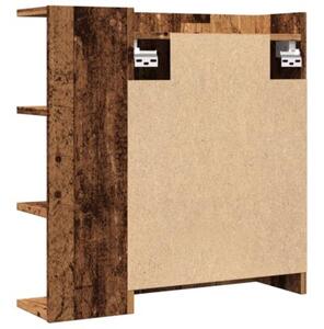 Szafka z lustrem, stare drewno, 62,5x20,5x64 cm