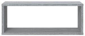 Półki ścienne, 2 szt., szary dąb sonoma, 60x15x23 cm