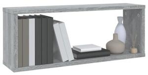 Półki ścienne, 2 szt., szary dąb sonoma, 60x15x23 cm