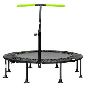 Składana mini trampolina z regulowaną poręczą