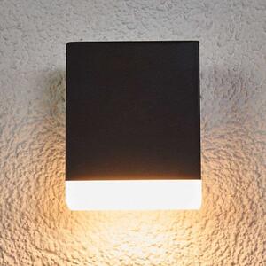 Lindby - Aya LED Ścienna Lampa Ogrodowa Black Lindby