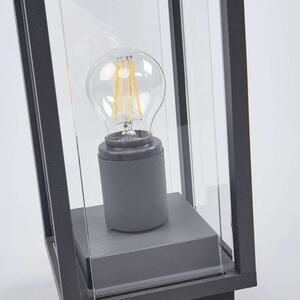 Lucande - Annalea Zewnętrzna Lampa Ogrodowa H35 Dark Grey/Clear