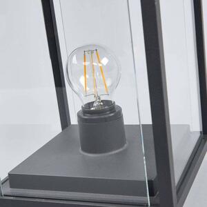 Lucande - Annalea Zewnętrzna Lampa Ogrodowa H20 Dark Grey/Clear
