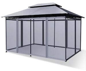 Altana ogrodowa z moskitierą 3,9 x 2,9 x 2,7 m