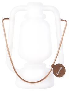 Lampa stołowa biała z efektem płomienia 22 cm - Storm Mini