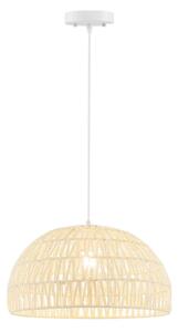 Ręcznie tkana lampa wisząca z regulacją wysokości