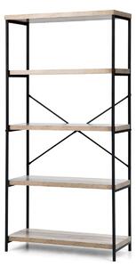 5-poziomowy regał w stylu industrialnym 79 x 35 x 160 cm