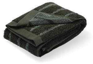 Zielony ręcznik z bawełny organicznej 50x100 cm Common − Södahl